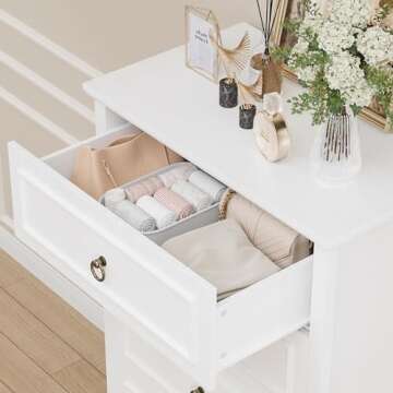 Stylish HOSTACK 5 Drawer Dresser for Modern Homes