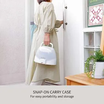 Panasonic Cordless Iron, Portable 360-Degree Freestyle Dry/Steam Iron with Precision Tips and Stainless Steel Soleplate, Anti-Calc and Anti-Drip, Power Base and Carrying/Storage - NI-QL1100L (Silver)