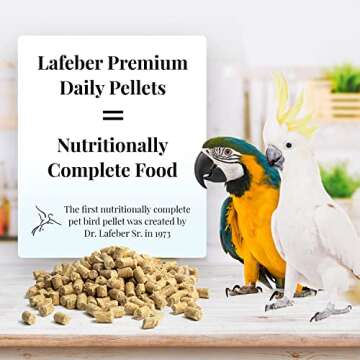 LAFEBER'S Premium Daily Diet Pellets Pet Bird Food, Made with Non-GMO and Human-Grade Ingredients, f...