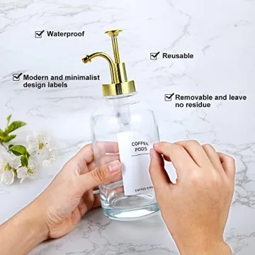 Elegant 16.9oz Coffee Syrup Dispensers with Pumps