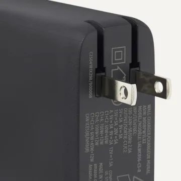 Amazon Basics 120W USB C Charger with 3 Ports for all devices