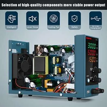 HANMATEK HM305 Adjustable DC Power Supply 0-30V 5A