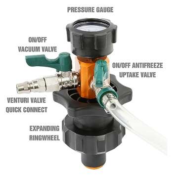 OEMTOOLS 24444 Coolant System Refiller Kit with Adapters