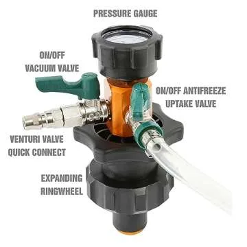 OEMTOOLS 24444 Coolant System Refiller Kit with Adapters