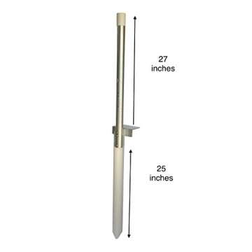 The Beast Sand Spike Rod Holder / 57 inches/Aluminum/Stainless Steel Hardware