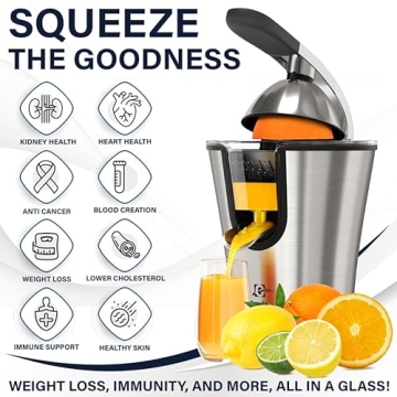 Eurolux Electric Orange Juicer – Premium Features