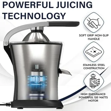 Eurolux Electric Orange Juicer – Premium Features