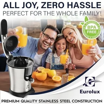 Eurolux Electric Orange Juicer – Premium Features