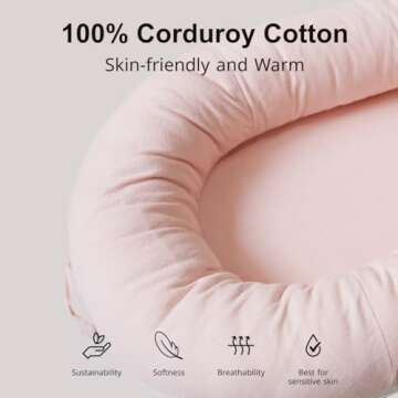 CooCooBaby Deluxe Infant Lounger for Newborns & Babies