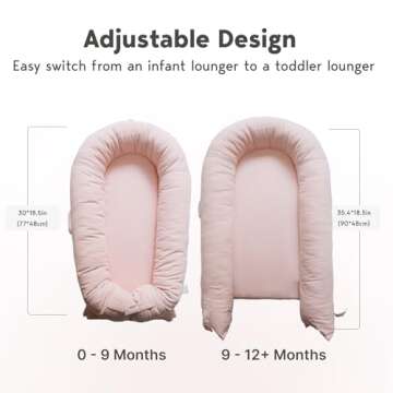 CooCooBaby Deluxe Infant Lounger for Newborns & Babies