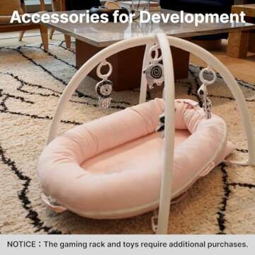 CooCooBaby Deluxe Infant Lounger for Newborns & Babies