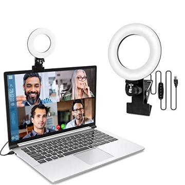 Video Conference Clip-On Ring Light for Zoom and Streaming