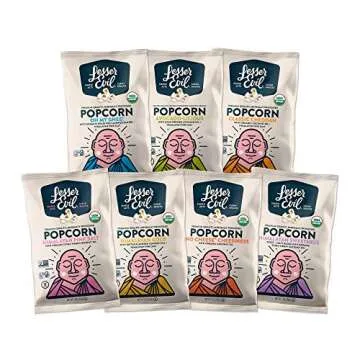 LesserEvil Avocado-Licious Organic Popcorn - Healthy Snack