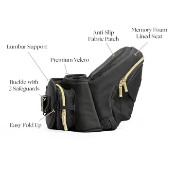 TushBaby Hip Seat Carrier - Stylish & Comfortable Baby Gear