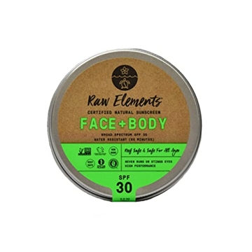 Raw Elements Natural Sunscreen Eco-Friendly SPF 30 Plus