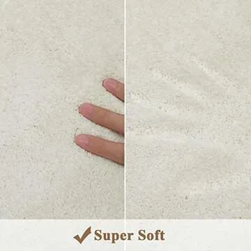 Topotdor Round Kids Play Rug Soft and Washable 71 Inches