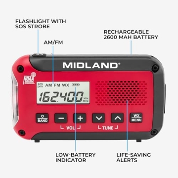 Midland ER10VP Weather Radio - Portable Emergency Tool