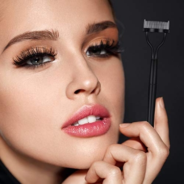 Folding Eyebrow Comb and Eyelash Separator Set of 4