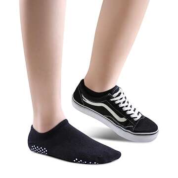 COZYOFFI Pilates Grip Socks: Non-Slip Yoga Socks for Women