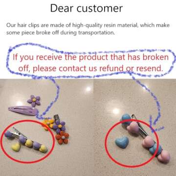 Ooosonlu 28 pcs Hair Clips for Girls Kids Teens, Cute Candy Color Hair Clips for Girls, Hair Accesso...