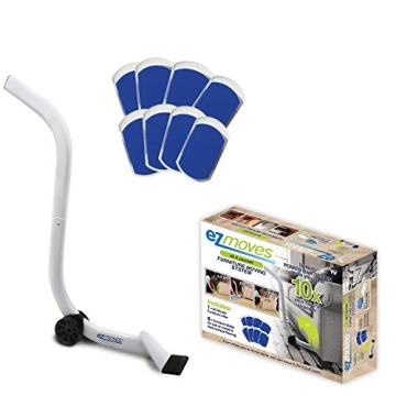 EZ Moves Furniture Moving System for Carpeted & Hard Floor Surfaces, Move Heavy Furniture Quickly & ...