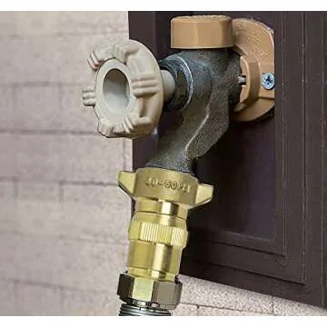 Hourleey Brass RV Water Pressure Regulator for Safe Water