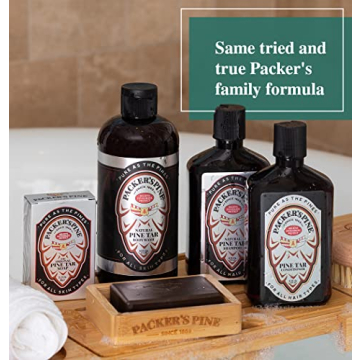 Packer's Pine Tar Body Wash for Psoriasis and Skin Relief