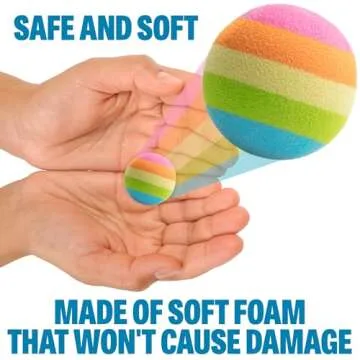 Hog Wild Narwhal Ball Popper Toy - Includes 4 Soft Foam Balls - Squeeze to Pop Air Powered Balls Up to 20 Feet - Launcher Safe for Indoor/Outdoor Play - Party Favor Gift for Kids, Girls, Boys Ages 5+