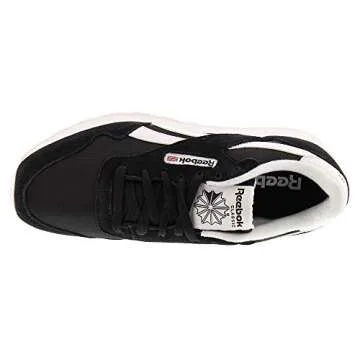 Reebok Men's Classic Nylon Walking Shoe in Black/White