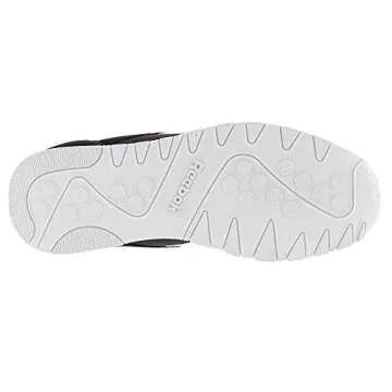 Reebok Men's Classic Nylon Walking Shoe in Black/White