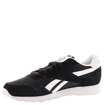 Reebok Men's Classic Nylon Walking Shoe in Black/White