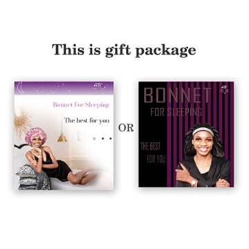 Silk Satin Hair Bonnet for Women - Aqua