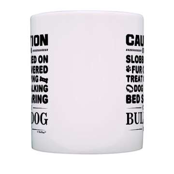 ThisWear Dog Lover Gifts for Women Crazy Bulldog Lady Dog Mom English Bulldog Gift 11oz Ceramic Coffee Mug