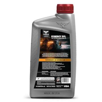 TRIAX Synergy SVL 10W-60, Racing Grade, Full Synthetic Engine Oil, Street and Track Formulation (1 Q...