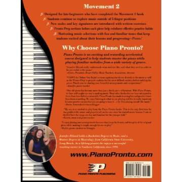 Piano Pronto: Movement 2 (Level 2) - Unleash Your Musical Potential with Engaging Lessons!