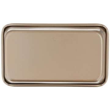 Cuisinart 9-Inch Chef's Classic Nonstick Bakeware Loaf Pan, Champagne