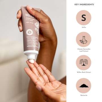 BOLDEN Clear Skin Clay Mask for Deep Clean & Clear Skin