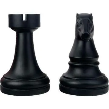 Black Chess Decorative Bookends for Home & Office