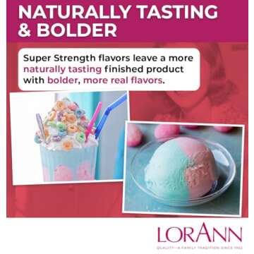 LorAnn Oils Super Strength Flavoring - Used For Candy Making, Flavoring Extracts, Baking, Hard Candy, and Flavor Oils - Bold, Natural Flavors 4X Stronger Than Extracts - Bubble Gum, 1 fl oz