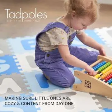Tadpoles Foam Playmats - Colorful Learning Tiles for Kids