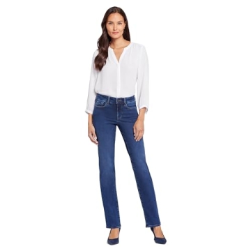 NYDJ Women's Misses Marilyn Straight Denim Jeans - Flattering Lift Tuck Technology