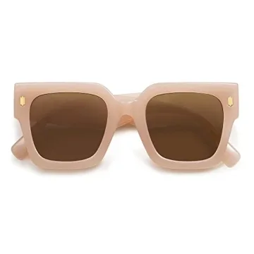 SOJOS Vintage Oversized Square Sunglasses for Women