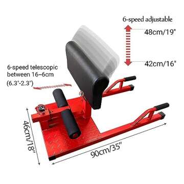 Deep Sissy Squat Machine for Home Gym Fitness Equipment