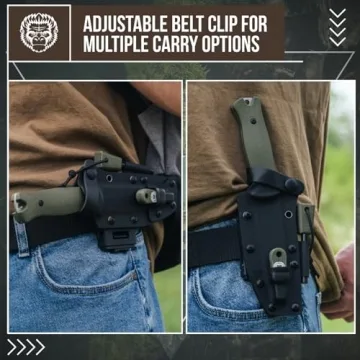 Holtzman's Hornet Fixed Blade Knife with Sheath and Accessories