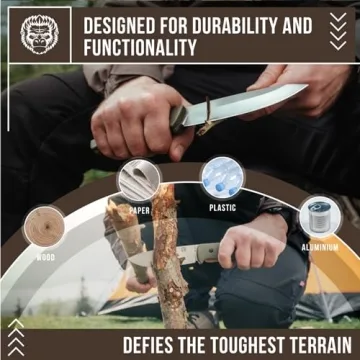 Holtzman's Hornet Fixed Blade Knife with Sheath and Accessories