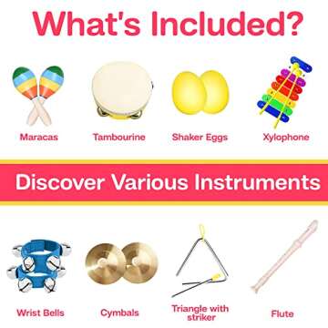 Smarkids Toddler Musical Instruments Toys Premium Accurately Tuned Percussion Musical Instruments fo...