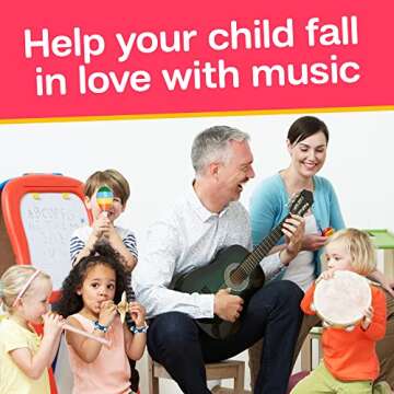 Smarkids Toddler Musical Instruments Toys Premium Accurately Tuned Percussion Musical Instruments for Kids Children Educational Toy Set for Boys& Girls with Xylophone Flute Tambourine Maraca Backpack