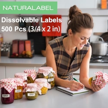 NATURALABEL Dissolvable Labels for Food Containers