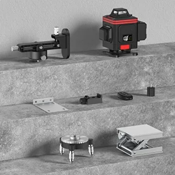 Precision Green Laser Level 4x360° for DIY & Construction