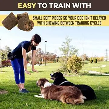BRUTUS & BARNABY Training Treats for Dogs - Peanut Butter & Banana - All-Natural Healthy Low Calorie Vegan Dog Training Treats - Great to Use for Rewards in Training Your Puppy Or Dog